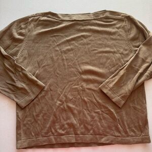 Coldwater Creek Light Brown Knit Top | S